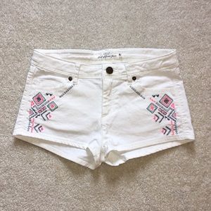 H&M Girls Embroidered Shorts